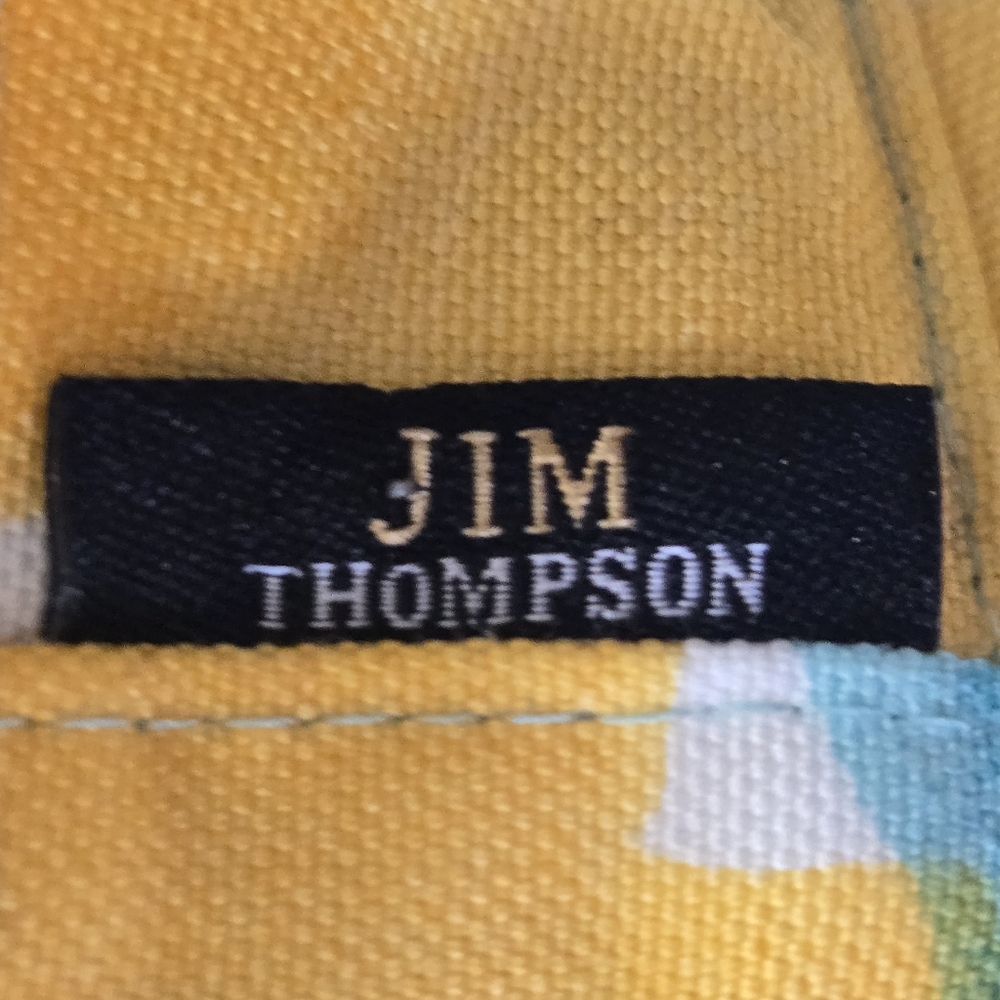 Jim Thompson in Orange/Yellow Vibrant Floral Smet Beach Canvas Hat - Picture 5 of 9